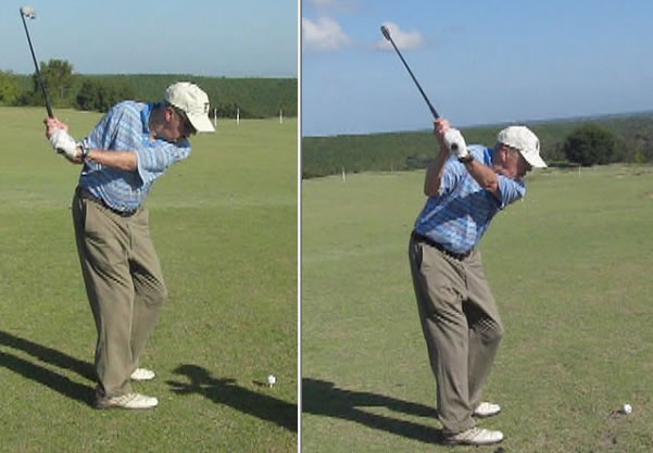 Rotary Swing Tour student gets amazing backswing improvement